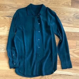 Everlane 100% Silk Black Shirt
